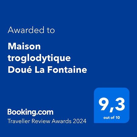Maison Troglodytique Doue La Fontaine Eksteriør billede