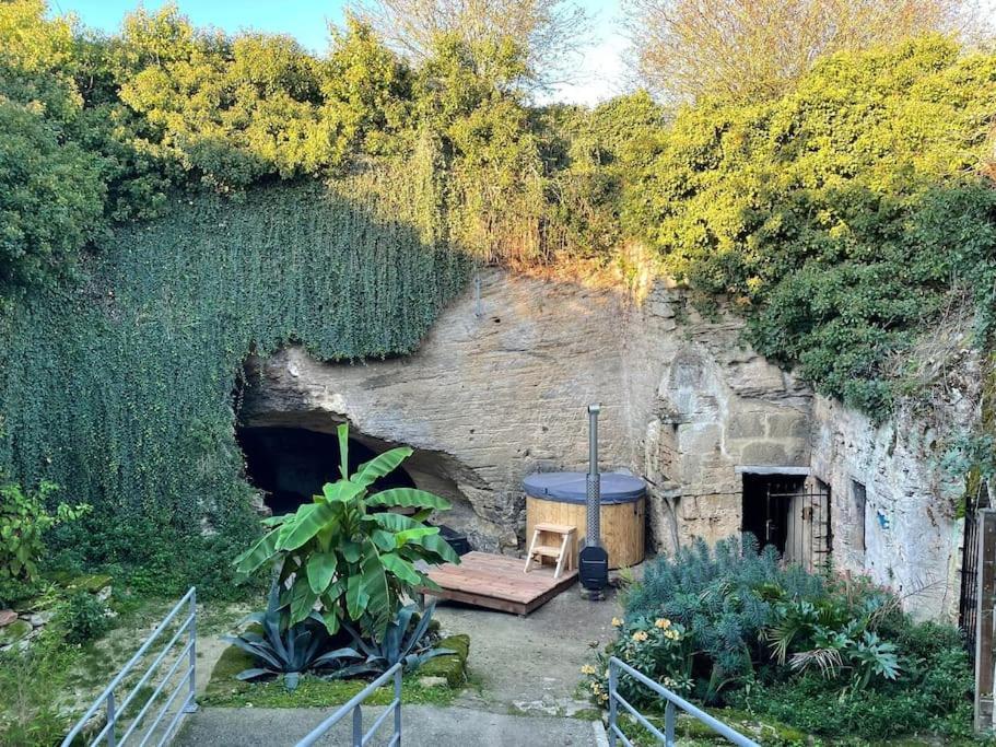 Maison Troglodytique Doue La Fontaine Eksteriør billede