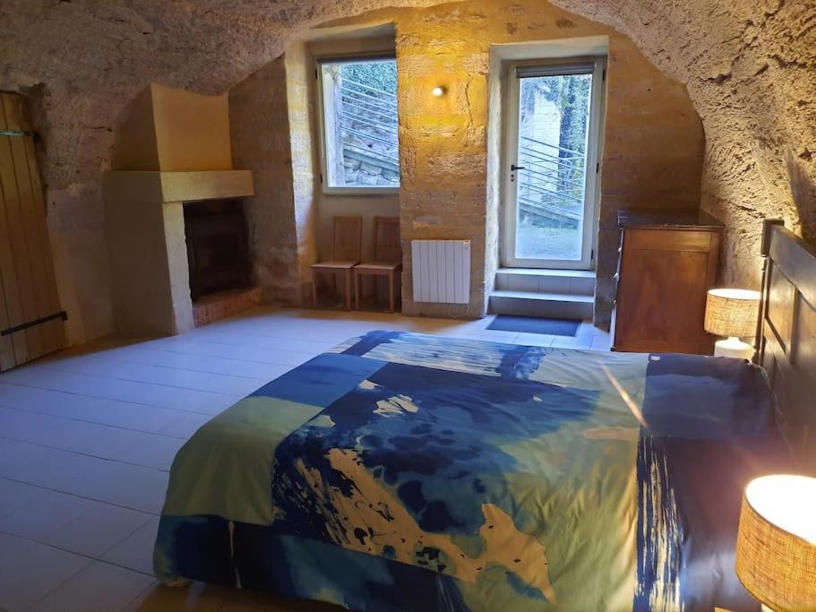 Maison Troglodytique Doue La Fontaine Eksteriør billede