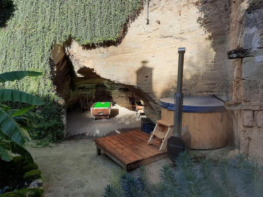 Maison Troglodytique Doue La Fontaine Eksteriør billede