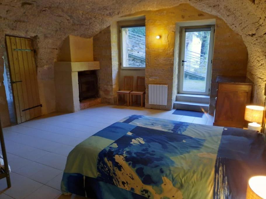 Maison Troglodytique Doue La Fontaine Eksteriør billede